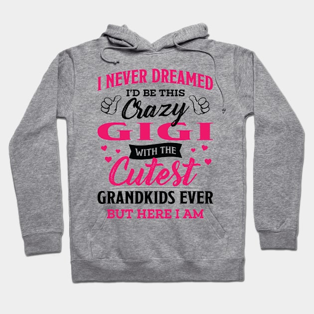 Gigi Grandma Gift - I Never Dreamed I’d Be This Crazy Gigi Hoodie by BTTEES